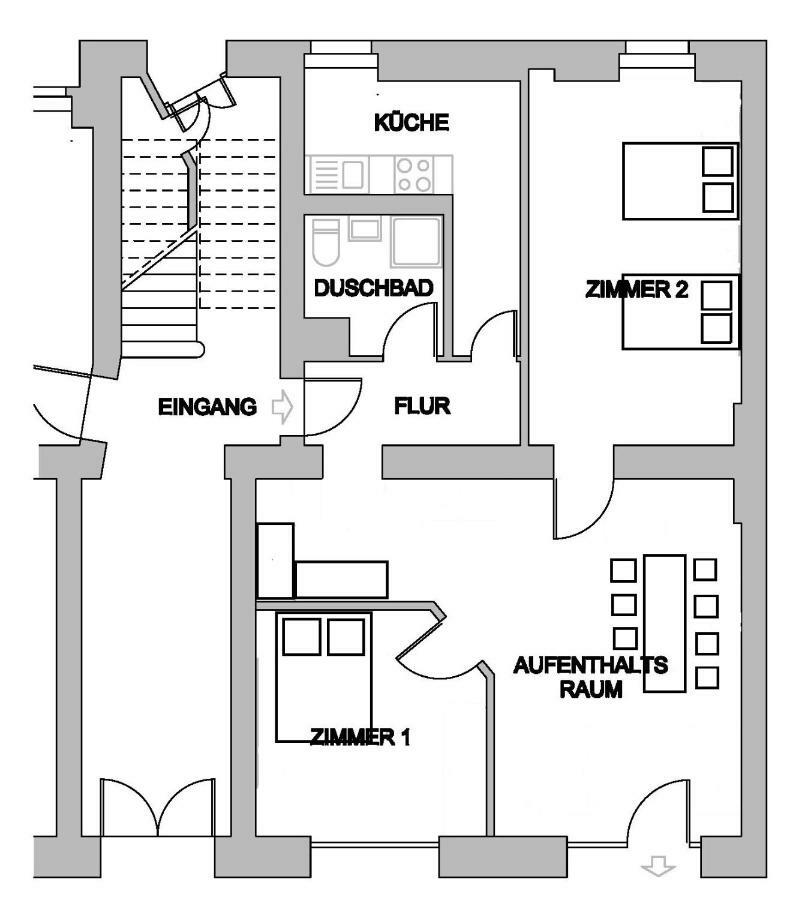 City-Apartment Zille Berlin Extérieur photo